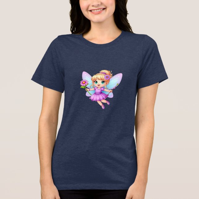 Cute baby  Tri-Blend shirt (Front)