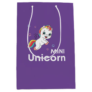 Cute baby unicorn Modern    Medium Gift Bag