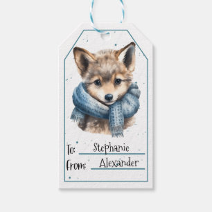 Cute Baby Wolf Gift Tags