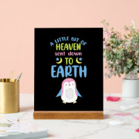 Cute baby word art Heaven nursery