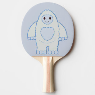 Cute Baby Yeti Ping Pong Paddle