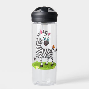 Cute Baby Zebra Cartoon-23960 Water Bottle