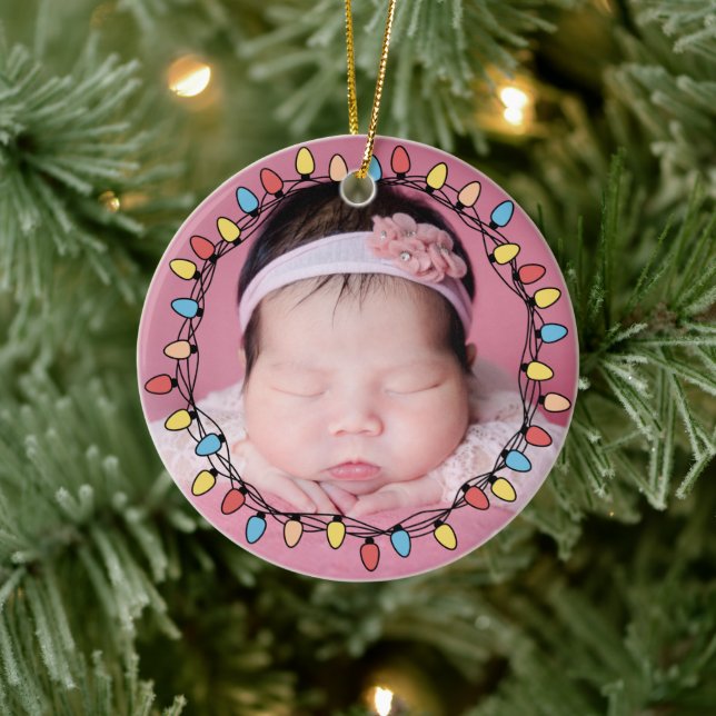 Cute baby's first christmas ceramic tree decoration (Tree)
