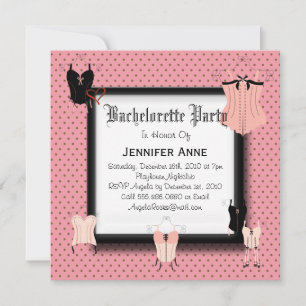 Cute Bachelorette Party Invitation