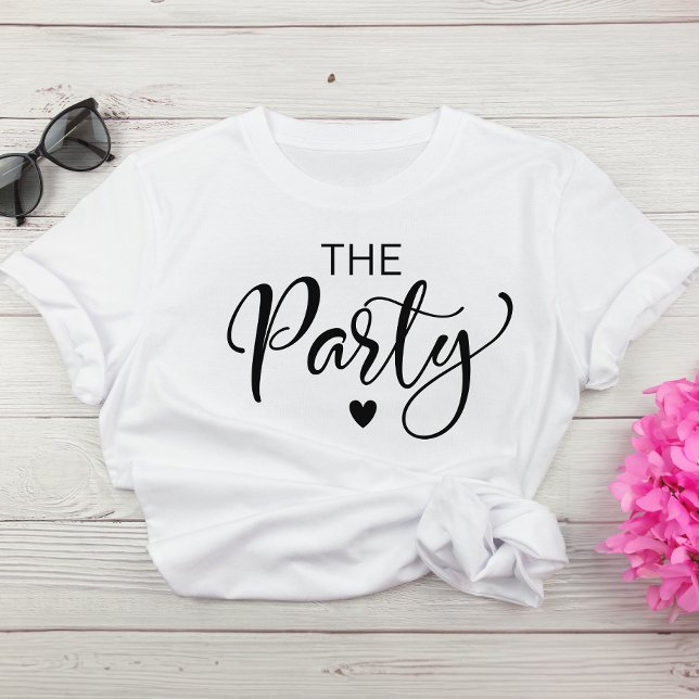 Cute Bachelorette Party T-Shirt (Celebrate the bride-to-be in fun and style at her bachelorette party)