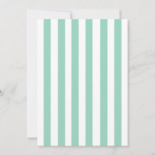 Cute Bachelorette Party Teal Striped Invitation