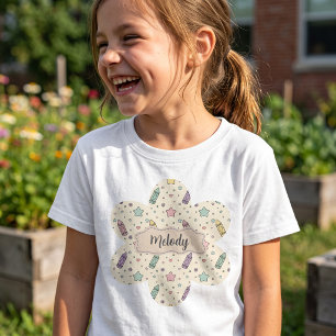 Cute Back to School Crayon Pattern  T-Shirt