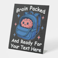 Cute Back-to-School Customisable “Brain Ready"
