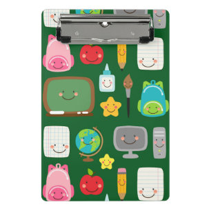 Cute Back to School Kawaii Classroom Supplies Mini Clipboard