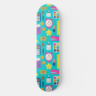 Cute Back to School Kawaii Classroom Supplies Skateboard
