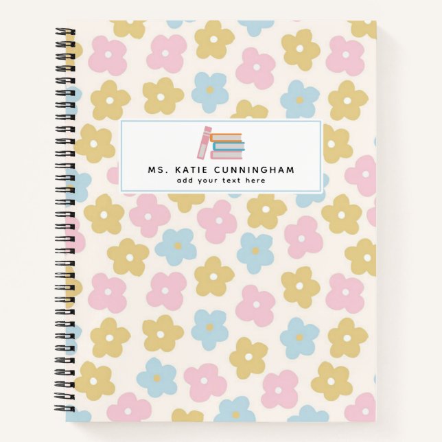 Cute Back To School Notebook (Front)