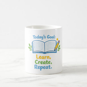 Cute Back to School Notebook Coffee Mug