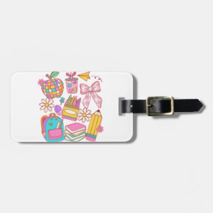 🎒📚✨ Cute Back To School Supplies Luggage Tag