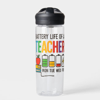 Cute Back to School Teacher Gift, Education Humour Water Bottle