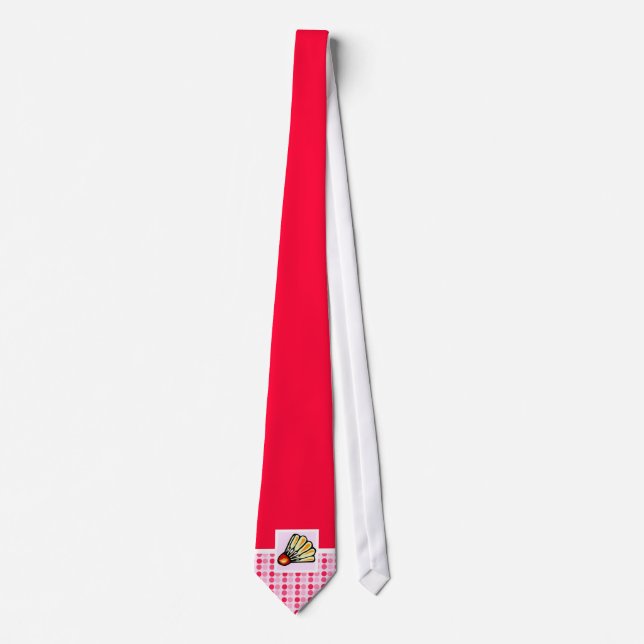 Cute Badminton Tie (Front)