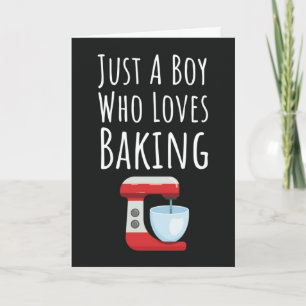 Cute Baker Cards For Baby Boys Kids Baking Lover