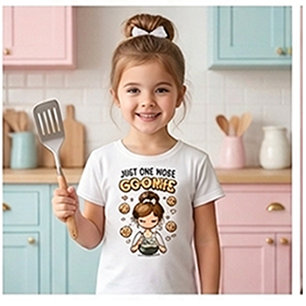 Cute Baker Girl Just One More Cookie Apron
