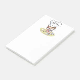 Cute Baker Post-it Notes