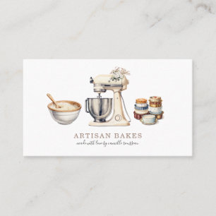 Cute Bakery ?Baker Pastry Chef Bakers Tools Business Card