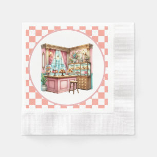 Cute Bakery counter party Paper  Napkin