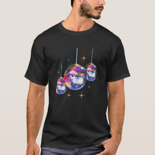 Cute Ball Disco Dancer Seventies Dance Teacher 70s T-Shirt