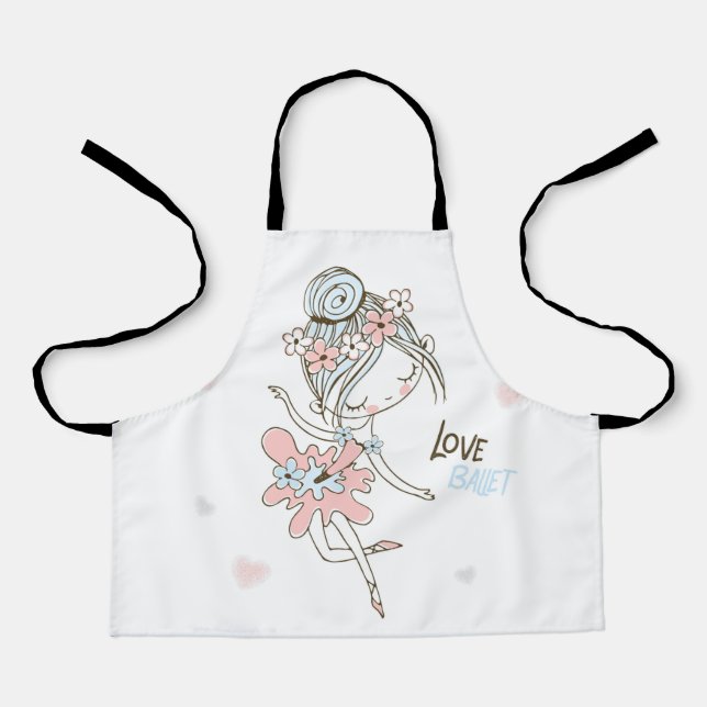 Cute Ballerina Apron (Front)