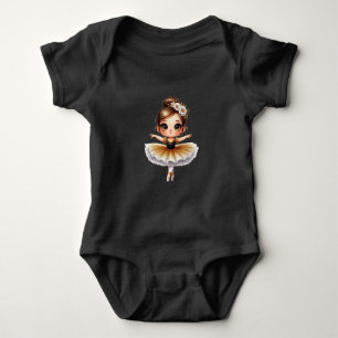 Cute Ballerina Baby Bodysuit