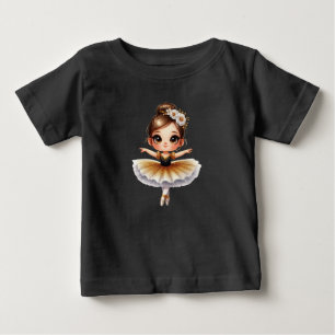 Cute Ballerina Baby T-Shirt