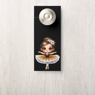 Cute Ballerina Door Hanger