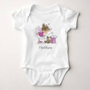 Cute Ballerina Fairy Baby Bodysuit