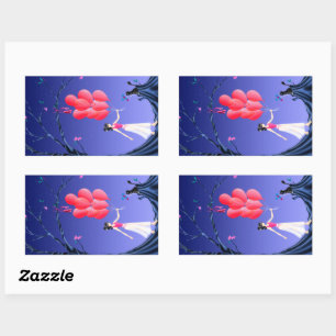 Cute Ballerina Heist - Fun That Sticks With You  Rectangular Sticker