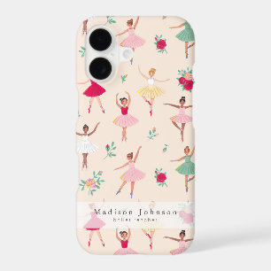 Cute Ballet Dancers Pattern Personalised