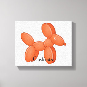 Cute Balloon Dog  Thunder_Cove Canvas Print