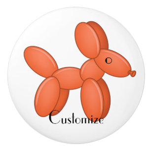 Cute Balloon Dog Thunder_Cove Ceramic Knob