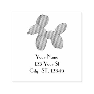 Cute Balloon Dog  Thunder_Cove Self-inking Stamp