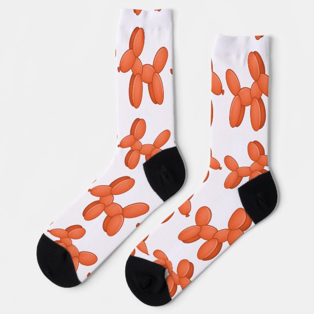 Cute Balloon Dog  Thunder_Cove  Socks (Left)
