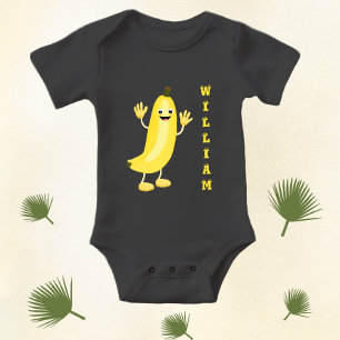 Cute banana baby bodysuit