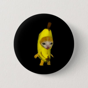 Cute Banana Cat Happy Bananacat Meme Kitty Cat Lov 6 Cm Round Badge