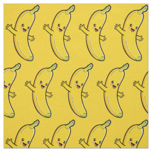 Cute Banana custom colour fabric