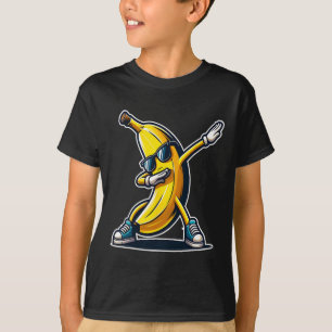 Cute Banana Dabbing Dancing Shirt Funny Kids Print