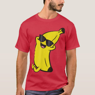 Cute Banana Fruit Relaing Lazy Banana T-Shirt