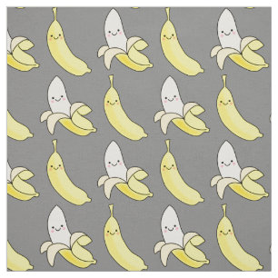 Cute Banana Kawaii Kids Cartoon Fabric