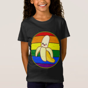 Cute Banana Lover LGBTQ Stuffn Rainbow Kawaii Love T-Shirt