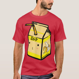 Cute Banana Milk Shake Kawaii Japanese Anime Fan G T-Shirt