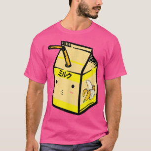 Cute Banana Milk Shake Kawaii Japanese Anime Fan G T-Shirt