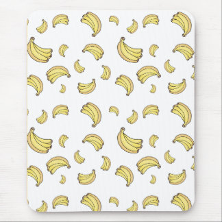 Cute Banana Pattern | Hand Drawn Banana Aesthetic  Mouse Pad