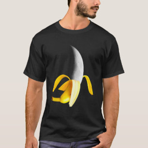 Cute Banana With Waxing Crescent Moon T-Shirt