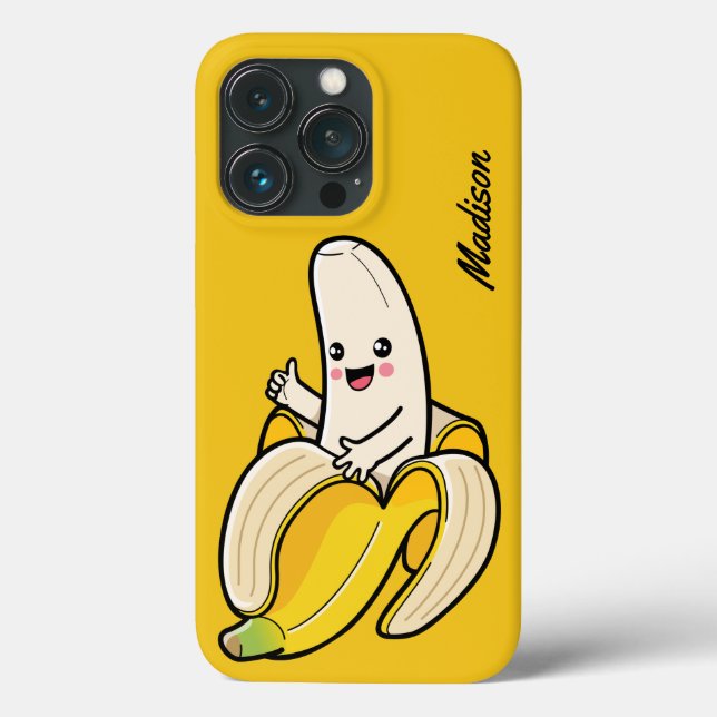 Cute Bananas custom name phone cases (Back)
