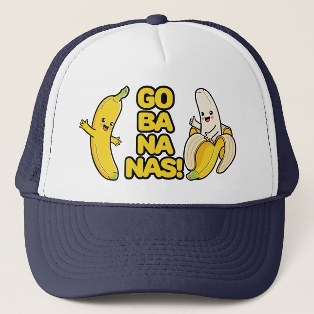 Cute Bananas Trucker Hat (Front)