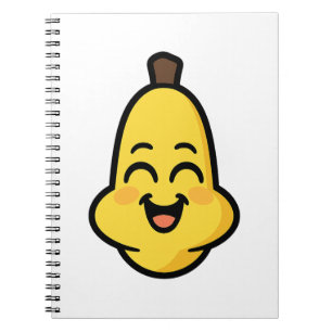 Cute Banini Banana Kawaii Character Art Notebook